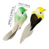 6pcs Colorful Artificial Foam Birds DIY Craft Fake Bird Cute Model Birds  Home Ornament