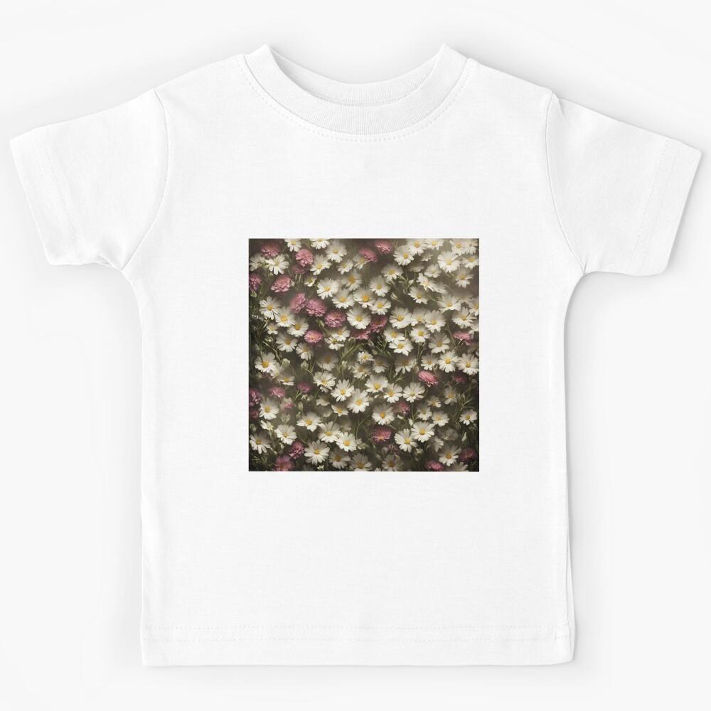 Flower Pattern Kids T-Shirt 110