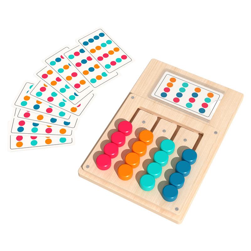 Children's Montessori Rotating Multicolor Walking Game Shape Color Enlightenment Sorting Wooden Toys