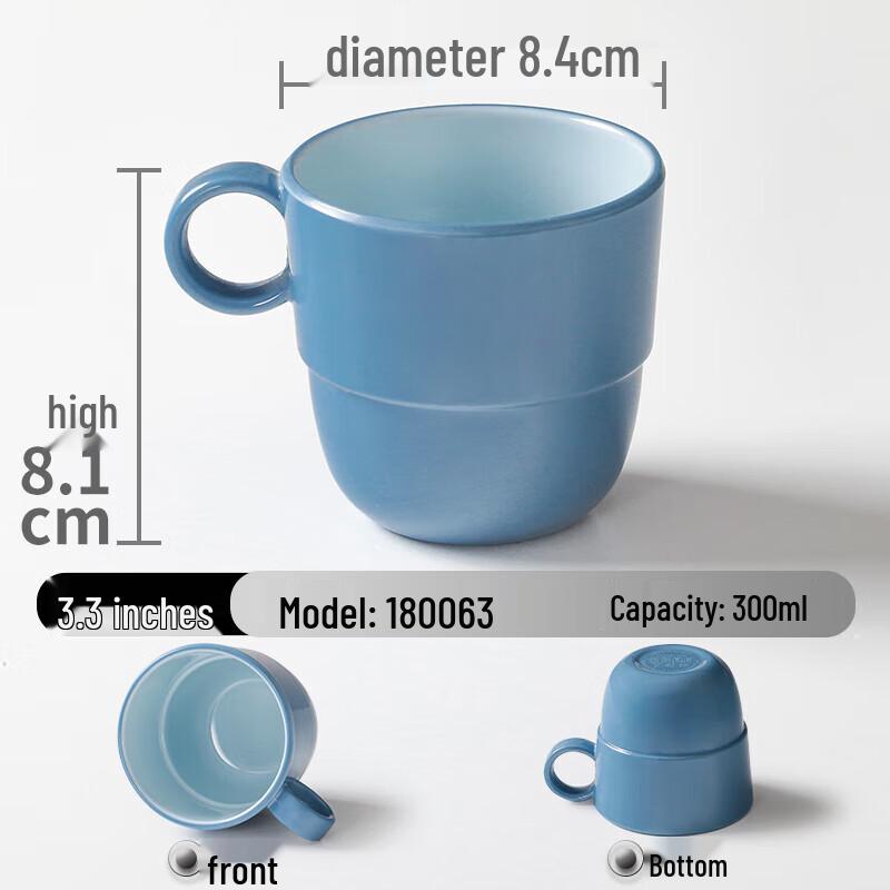 

Durable Melamine Water Cup with Handle