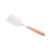 Stainless Steel Square Head Steak Cooking Spatula Wood Handle Pizza Shovel Pancake Beef Scraper Bbq Utensils For Kitchen