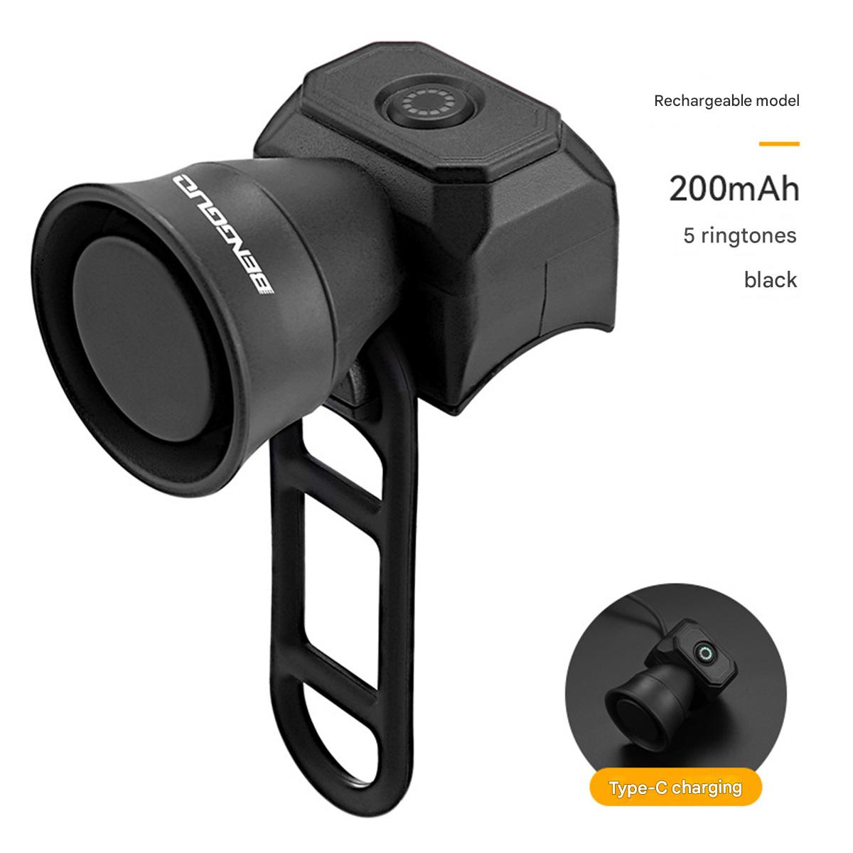 

Bicycle Horn Mountain Bike Mini USB Rechargeable Waterproof Electronic Horn Bell Cycling Equipment