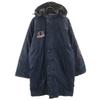 Champion Products Back Logo Bench Coat L Navy Cotton Filling Men's Used