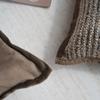 High-end Luxury Cushion Cover Striped PU Sofa Throw Pillow Cover Backrest Bedside Cushion Lumbar Support Throw Pillowcover 2026