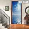 76Style 77/90cm Self-Adhesive Door Stickers Removable Wall Sticker Scenery Wallpaper Stone Stair Murals for Doors Modern Home Decor