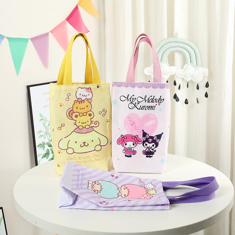 Cartoon Stacking Fun Canvas Multipurpose Bag For Storage And Travel