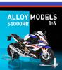 Spray 1/6 BMW S1000RR Alloy Metal Diecast Motorcycle Car Model Toys Boy Children's Toy Perfect Birthday Gift for Holiday Collect