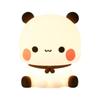 Desktop Ornament USB Rechargeable Bubu Dudu Led Night Cartoon Soft Bedside Night Light Silicone LED Sleep Night Lamp Gift