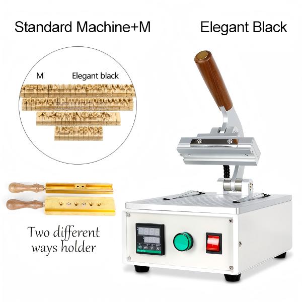 ZONESUN Custom Logo Hot Stamping Machine, Numerical Temperature, Paper Bag, Book Cover, Heat Press Machine, Letter Pattern