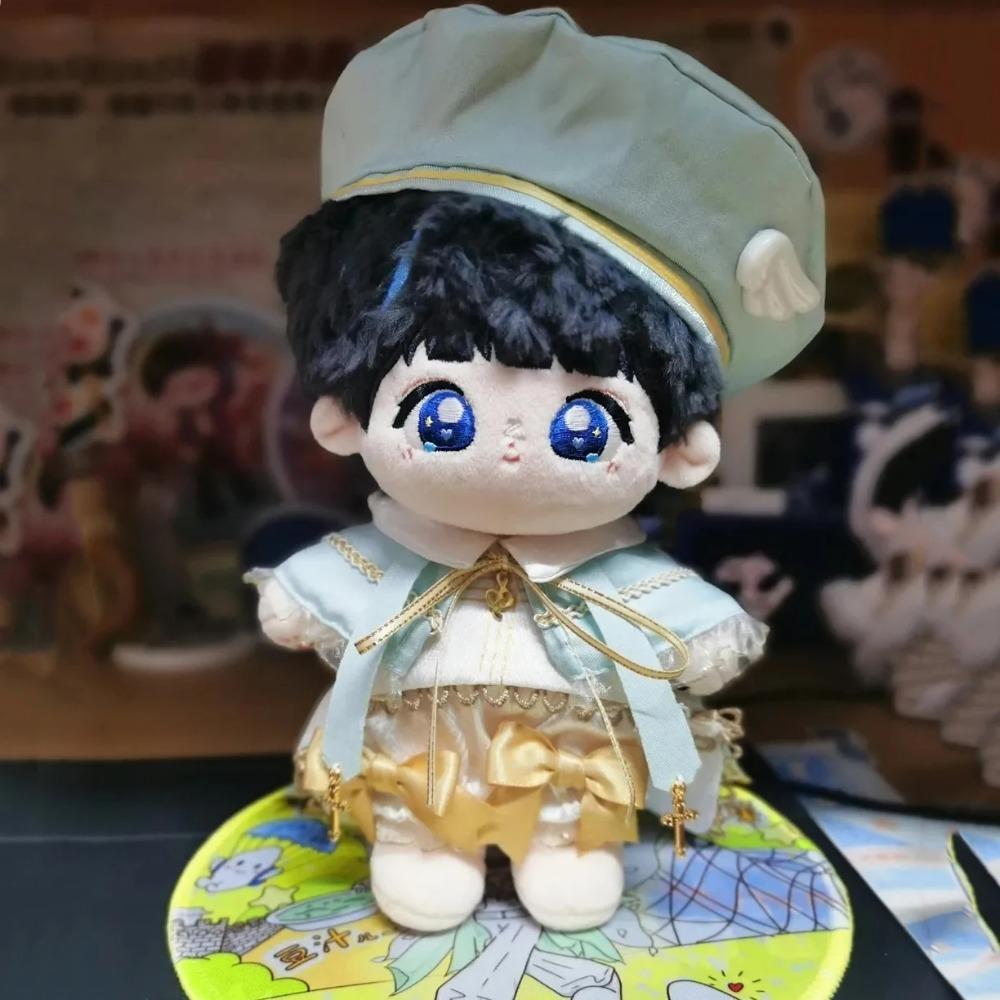 10cm/20cm Cotton Doll Clothes Set Cute Cool Style No-Attribute Plush Doll Outfit Handmade Bluebird Costume