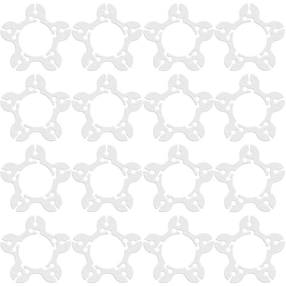 50Pcs Balloon Clips Buckles for Arch Party Decor Safe Sturdy Plastic Wedding Birthday Celebration Balloon Clip