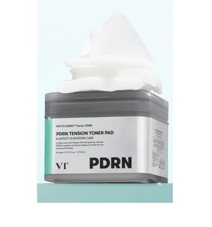 VT Cosmetic PDRN Tension Toner Pad 170ml – Straffende & Feuchtigkeitsspendende Pflege (60 Pads)