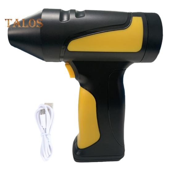 

Беспроводная электрическая воздушная тряпка Мощная высокоскоростная регулируемая подача воздуха Портативная перезаряжаемая ручная струйная воздуходувка для удаления пыли чёрный