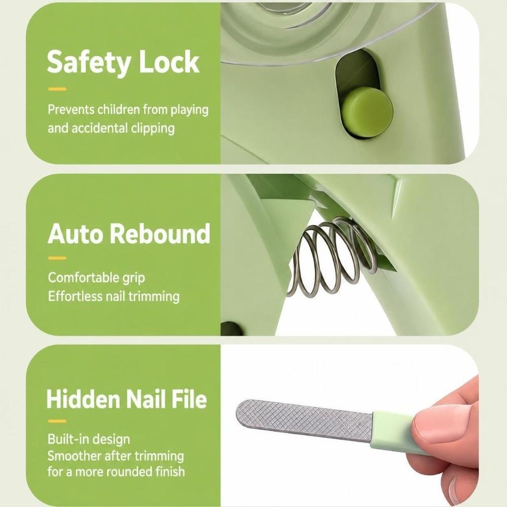 3 in 1 Pet Nail Clippers Anti Splash Pet Claw Scissors Pet Supply Nail Trimmer Small Animals