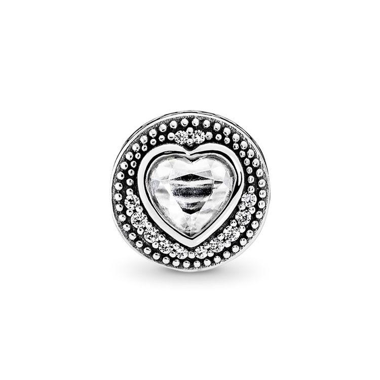 Pandora Passionate Charm Unisex Charms Silver 796081CZ Silver