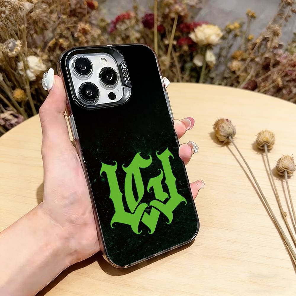 J-JC R-Reyes JC REYES Phone Case For iPhone 17,16,15,14,13,12,11 Plus,Pro Max,XS,Colorful Silver Black Cover