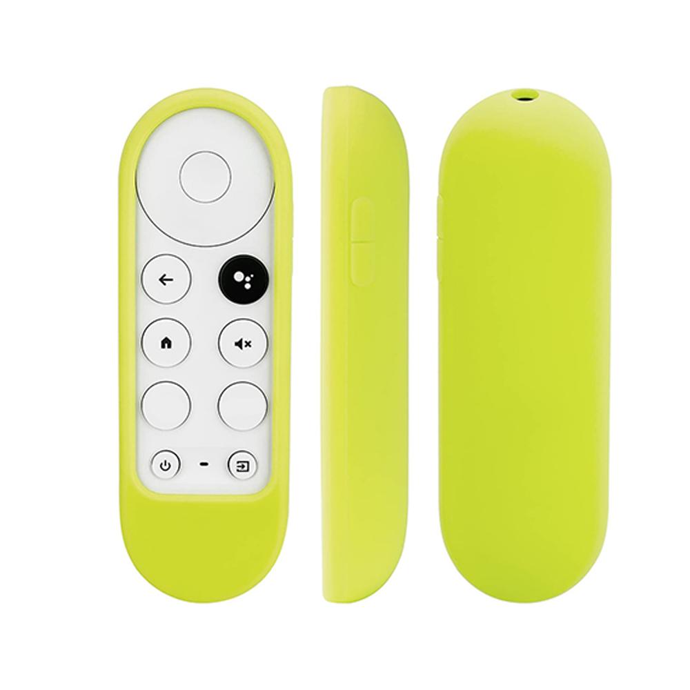 Geeignet für Google TV Fernbedienungshülle mit sturzsicherer und stoßfester Silikon-Schutzhülle