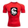 Men's Compression Athletic T-Shirt, Stylish Eagle Head Print