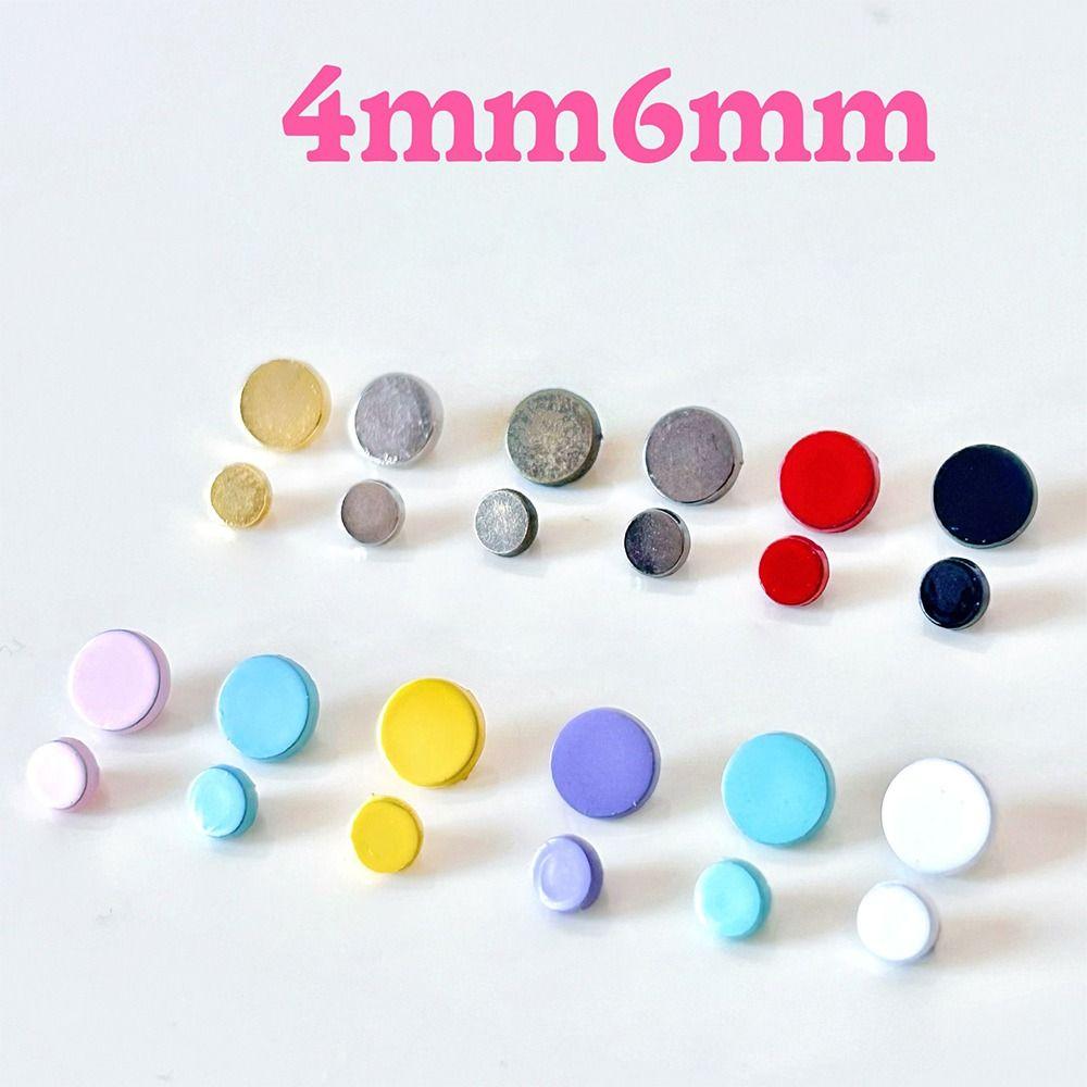 20pcs Metal Ultra-small Buckle 4mm Doll Shoes Buckles Doll Coat Buckle DIY Doll Clothes Accessories