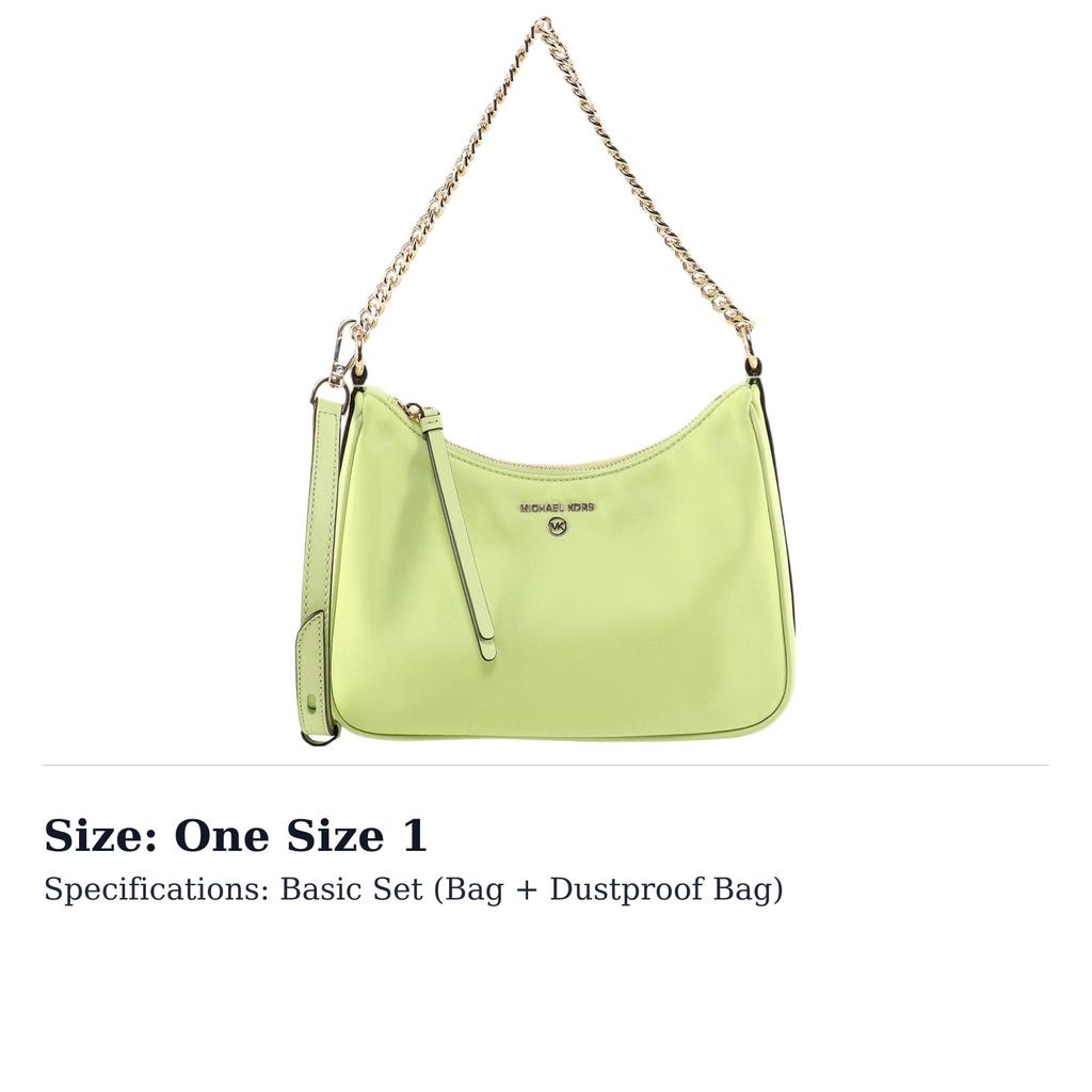 MICHAEL KORS Jet Set CharmMICHAEL KORS Leather Shoulder Bag Women's Green 32H1LT9C6C-354