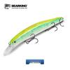 Bear King A33 Floating Minnow Lure 130mm 14.5g with Sonic Fish Attracting Long Lip Plate