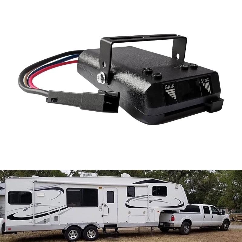 Multiple Axles Compatible Brake Response Optimizer For Trailers Advanced Delay System Lightweight Plastic Housing Hassle Free Setups