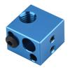 3D Printer Accessories Aluminium Heating Block Heater Hot End for   (Blue)