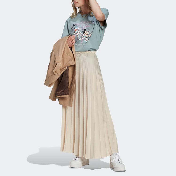 Adidas Originals Graphic Tee With Cartoon Print Women Tops Magic-Grey HM9258