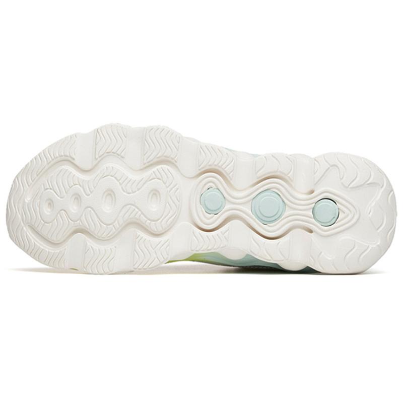 Anta Anti-Slip And Wear-Resistant Breathable Cushioning Low-Top Running Shoes Women's White Gray Sneakers
