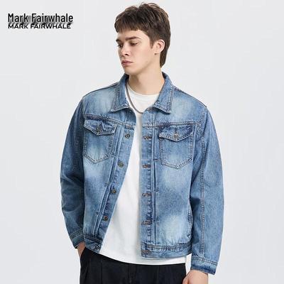 Mark Fairwhale Men's Versatile Denim Jacket