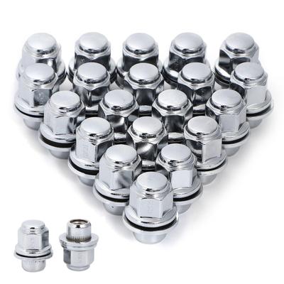 Partools Genuine Wheel Short M12 Set of 20 for Nissan of Nuts, Type, P1.25, (Set 20)