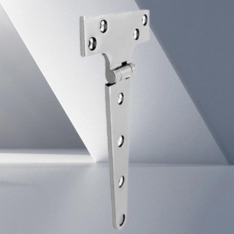 316 Stainless Steel T Hinge For Doors Window Cast Strap Hinge With Screws Heavy Duty T Hinge RV Yacht Boat Door Hinges