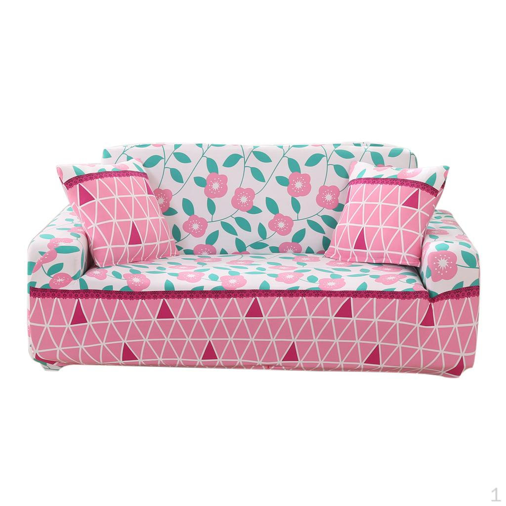 

Моющийся чехол для дивана, защитный чехол для дивана, 145185 см, зеленый цветочный принт