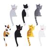 Novelty Cartoon Multifunctional Cat Fridge Magnet Refrigerator Sticker Hooks