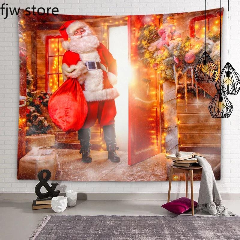 Santa Claus Tapestry Christmas New Year Wall Art Decor  Dorm Room  Bedroom Living  Home    Gift