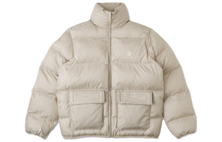 Converse PATCH POCKET PUFFER Jacket Men s Khaki 10023798-A04 XXL