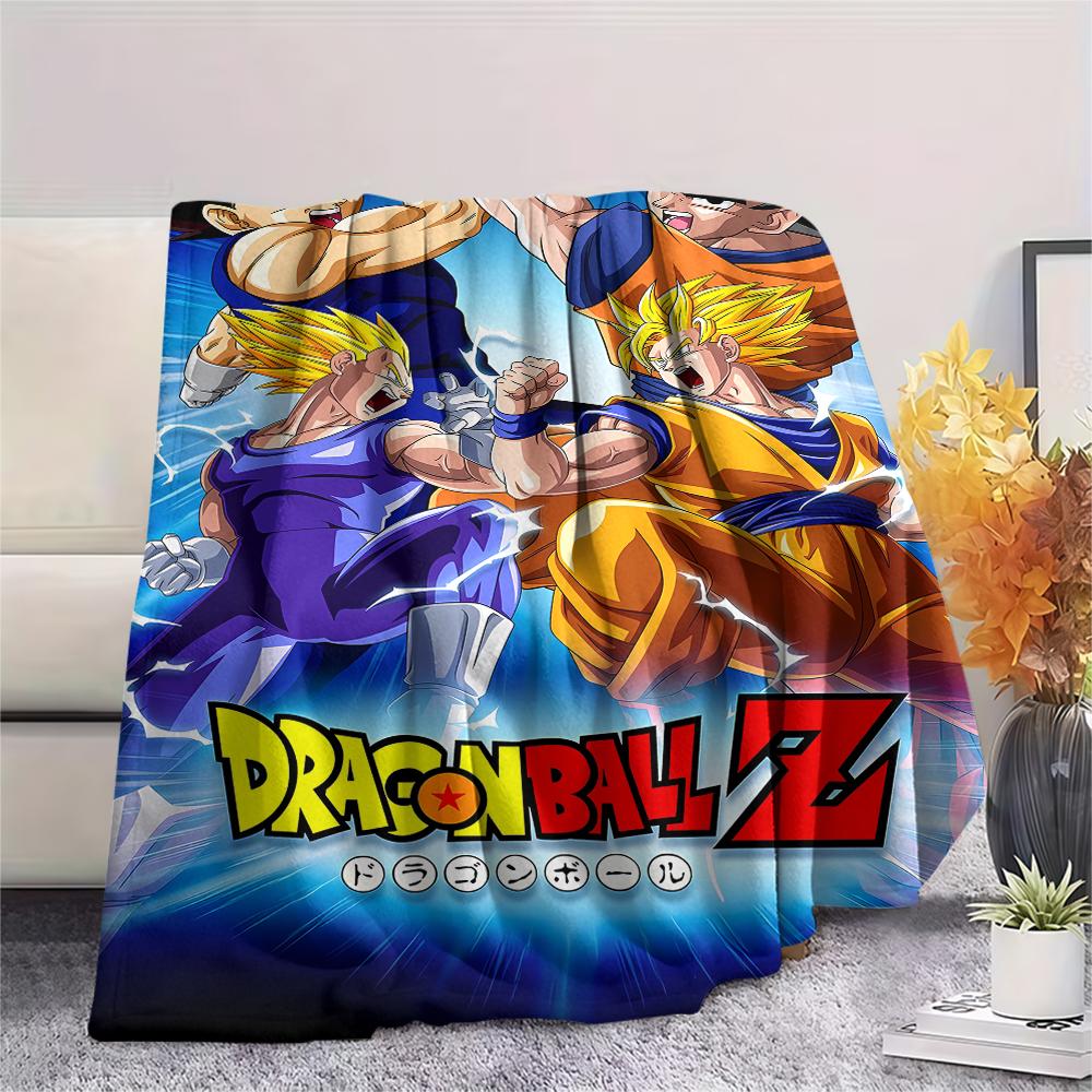 Dragon Ball Characters Print Flannel Blanket,High Quality Comfortable for All Seasons,Home Decor,Warmth and Comfort,Perfect for Christmas Gifts