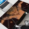Mouse Pad Laptop Gaming Desk Mat Black And White Manga Mousepad Anime Office Computer Naruto Uzumaki Carpet Gamer Keyboard Pad
