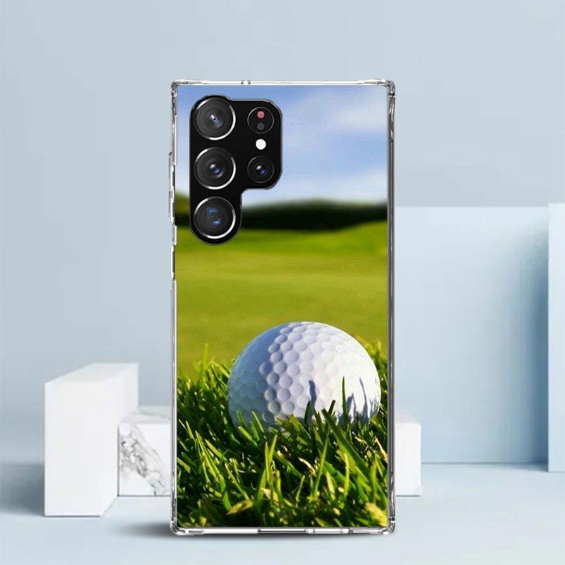 Modern Golf Sports Soft Cover for Samsung Galaxy S25 Edge S26 S24 S23 Ultra Phone Case S22 S21 Plus S20 FE Print Pattern Shell G