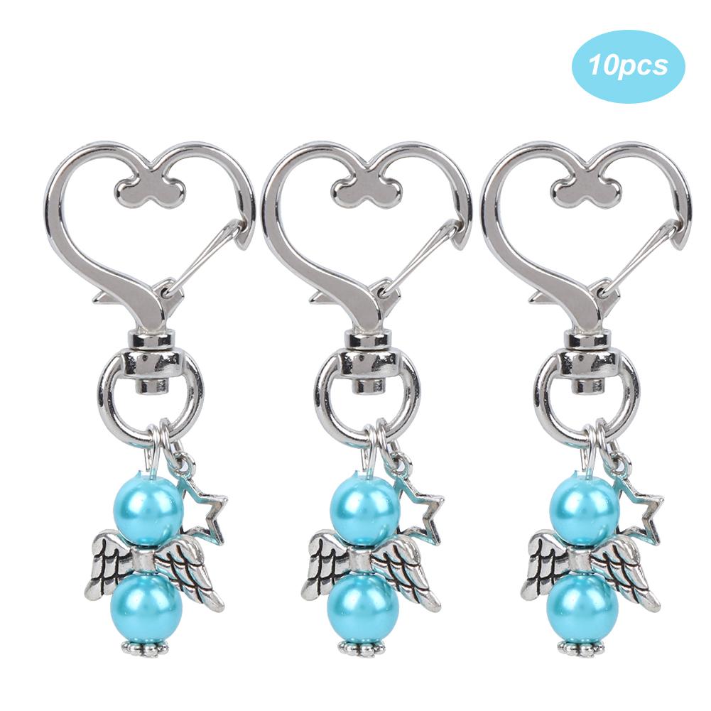 10 bucăți breloc breloc în formă de inimă cataramă breloc breloc pandantiv cadou geantă decor petrecere nuntă