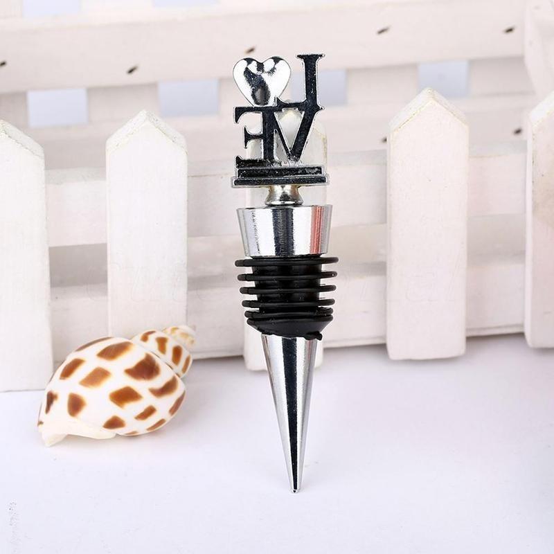 New Stainless Steel Reusable Vacuum Sealed Red Wine Bottle Stopper Plug Favors Gifts