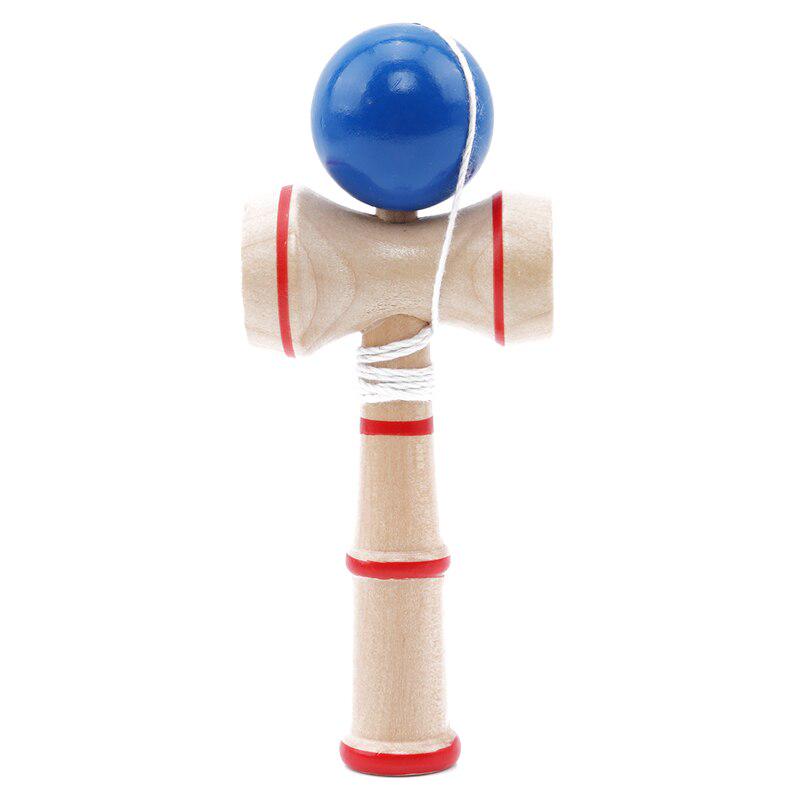 1pc Bamboo Ball Paint Kendama Matte Ball Kid Kendama Japanese Traditional Toy Wooden Ball Skillful Toy for Children