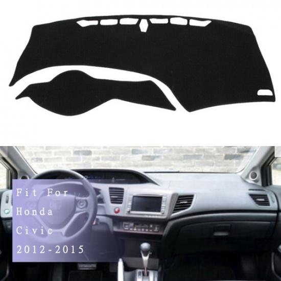 

Dashboard Pad DashMat Cover Sun Protector Mat For Honda Civic 2012-2015