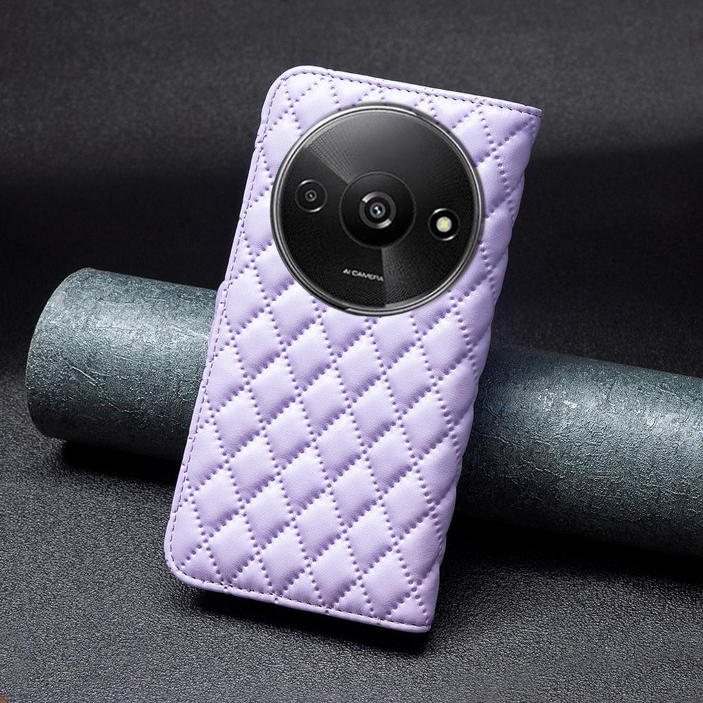 BINFEN COLOR BF Style-14 For Xiaomi Redmi A3 4G/Poco C61 4G Case TPU Inner Shell Leather Phone Cover