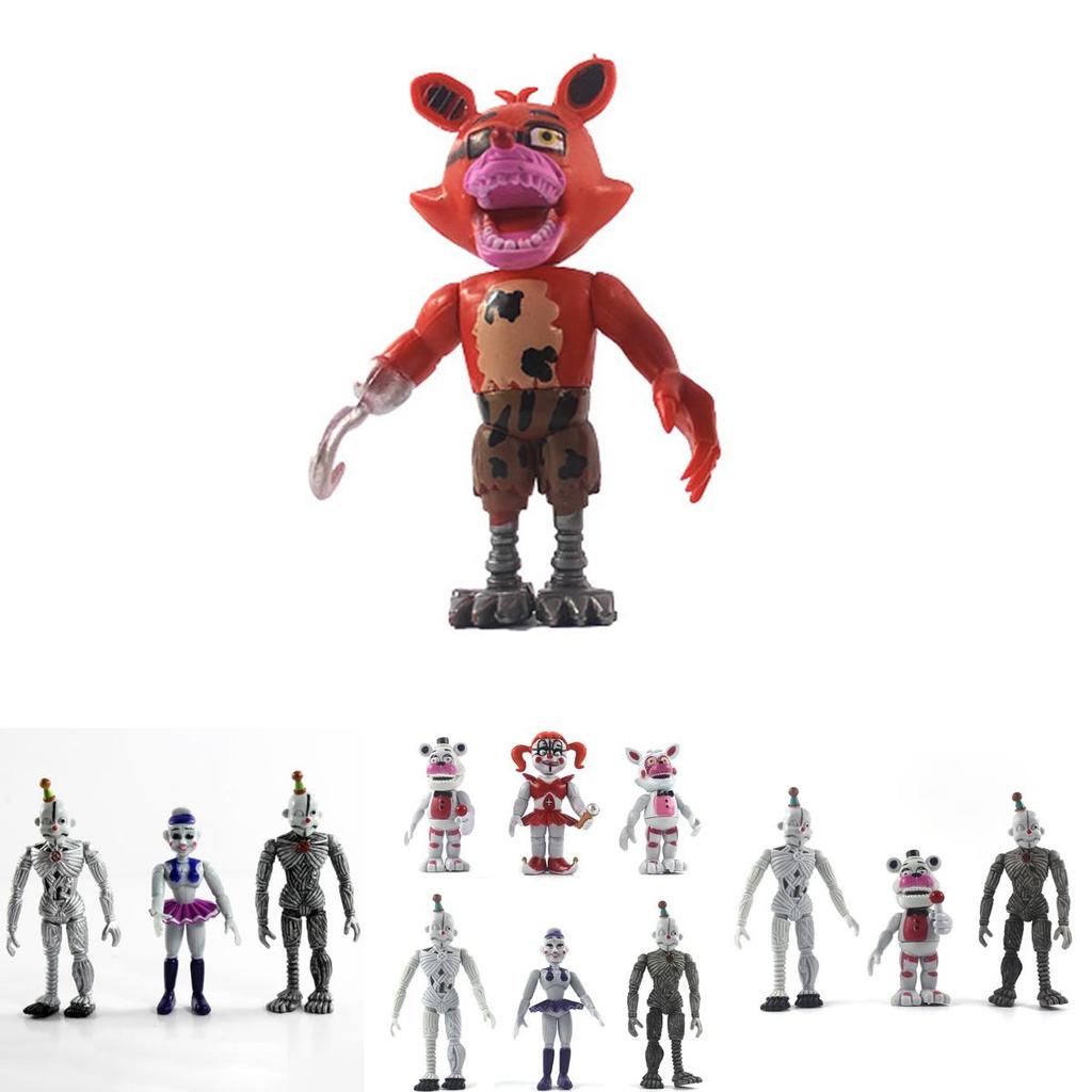 Captivating 6-piece Fnaf Five Nights At Freddy's Action Figures For Enthusiastic Fans