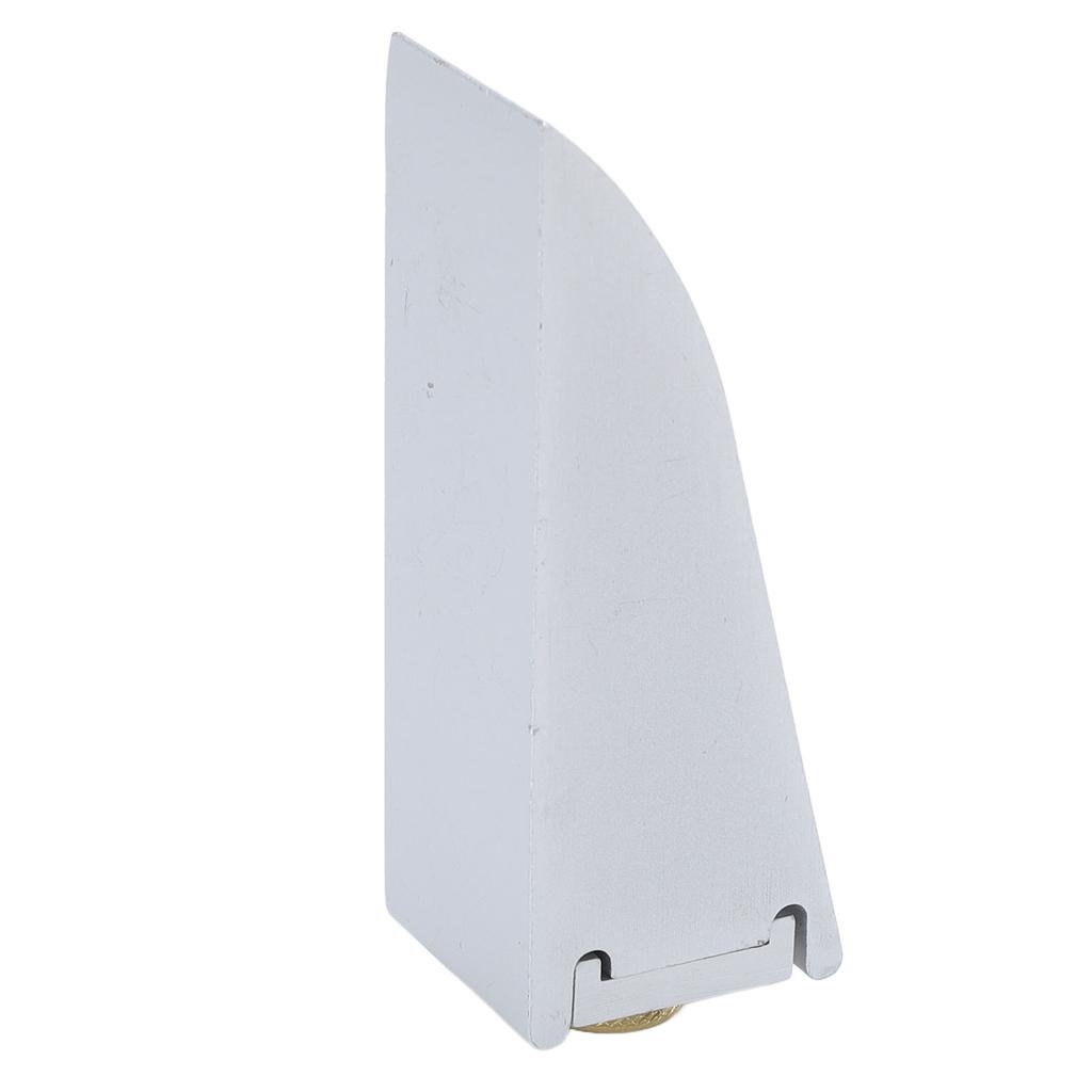 Hand Sanding Paper Kit Wedge Shape Aluminum Alloy Hand Sandpaper Holder with 80 Grit 6mx25mm Paper