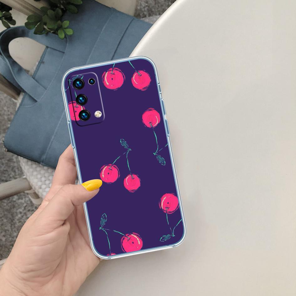 

PP19 Вишневый фрукт Милый чехол для телефона для Motorola Moto Edge 20 30 40 50 S30 Fusion Ultra Pro Neo Lite + G200 G23 Motorola Edge 50 Ultra