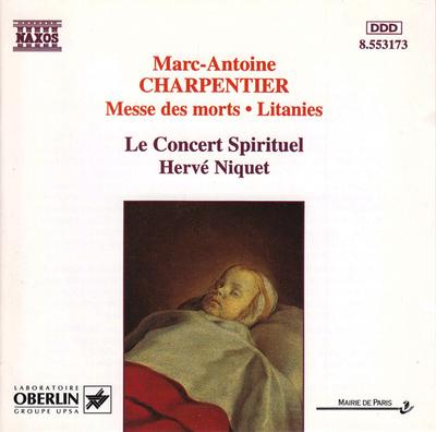 CD MARCANTOINE CHARPENTIERHERV NIQU  Messe Des MortsNiqu  8553173 Naxos 1994 Europe Classique Occasion