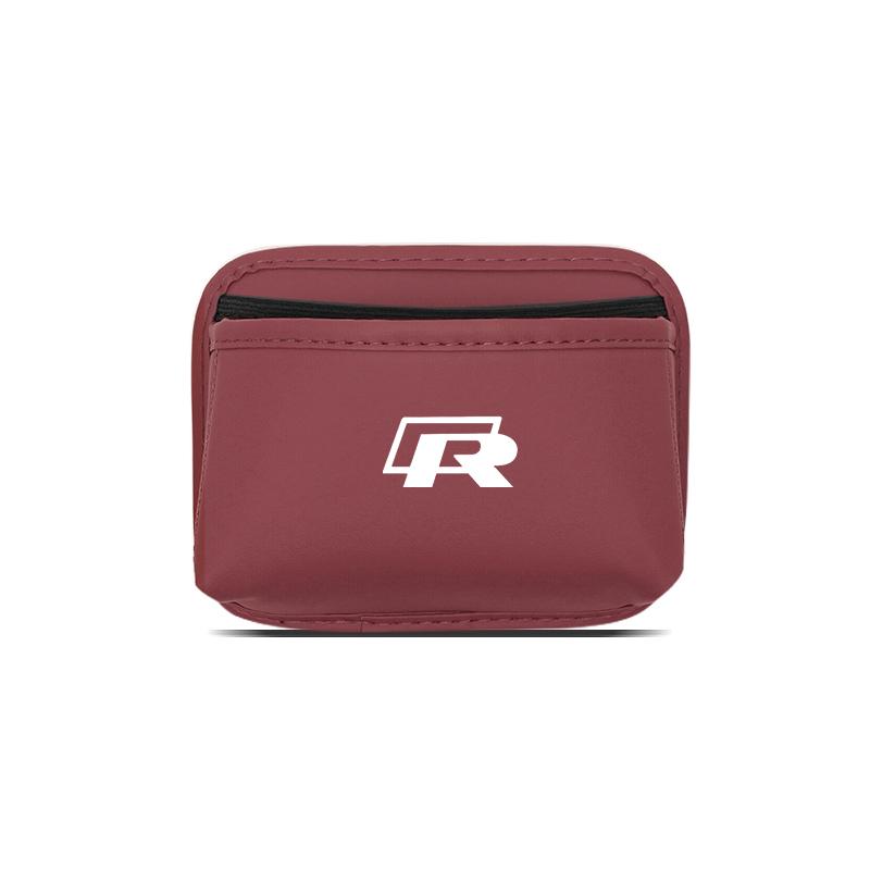 T25PU Leather Car Storage Organizer Bag Pocket For Volkswagen VW Polo Golf T5 Caddy T4 Touran GTI Passat Scirocco Tiguan GTD GTE