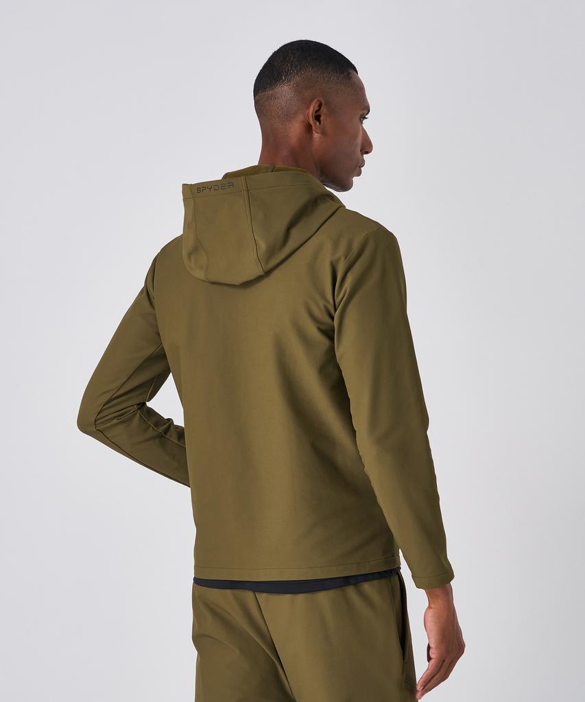 Spyder Men'S Fleece-Lined Woven Zip-Up Training Jacket Spjwcnft207Mkha